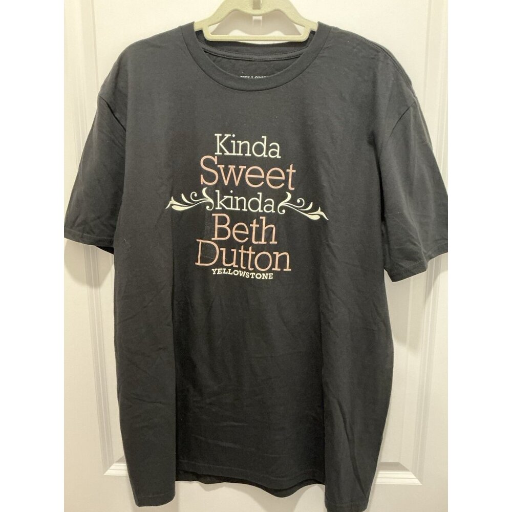Yellowstone T-Shirt XL Women’s Kinda Sweet Kinda Beth Dutton Black